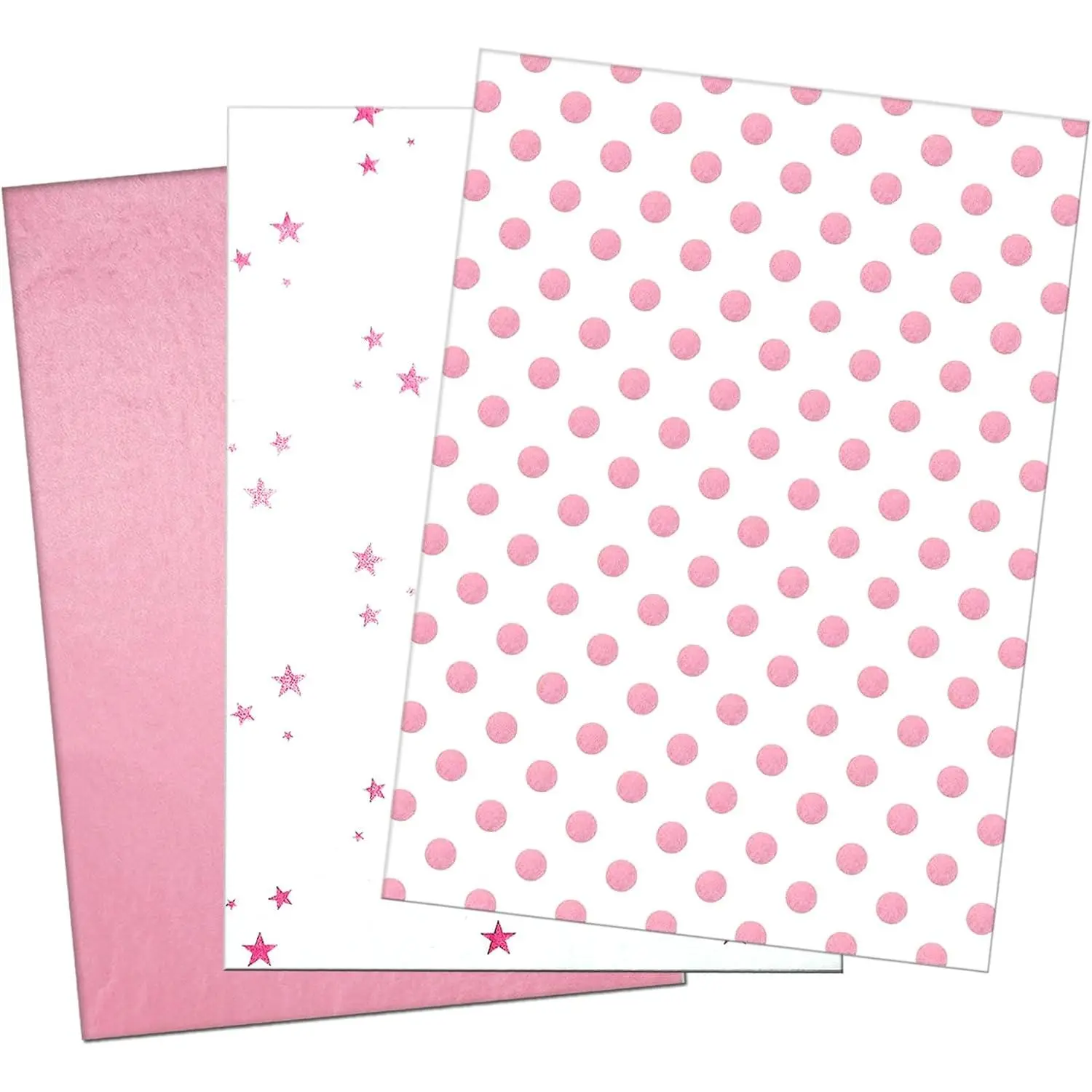 30 Sheets  Tissue Paper for  Bags, Metallic  Wrapping Tissue Paper Bulk, Cute Polka Dot  Art Tissue for Girl's Birthday Party Valentine Weddings Decor Crafts,19.7x13.8inch