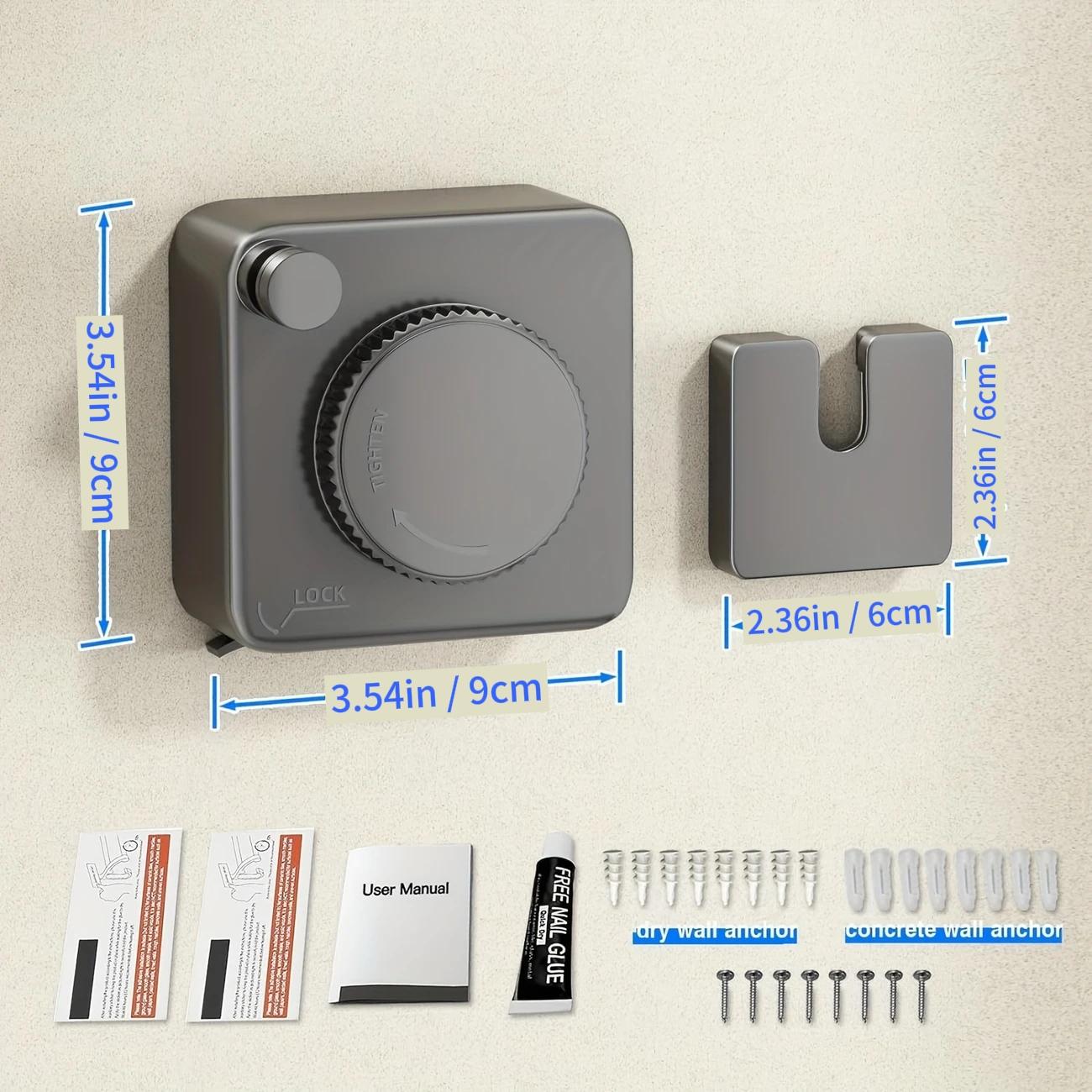 Simple Rectangular Fabric Clothes Hanging Rack, Extends Up to 188.98 Inches, Ideal for Home Bathroom Balcony, Back to School College Essentials