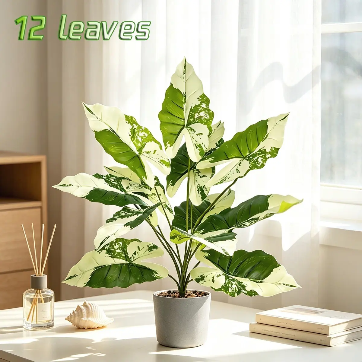 Large Artificial Flower Arrangement for Home Decor, Ideal for Living Room, Office, Wedding, Garden Decoration, No Pot Included