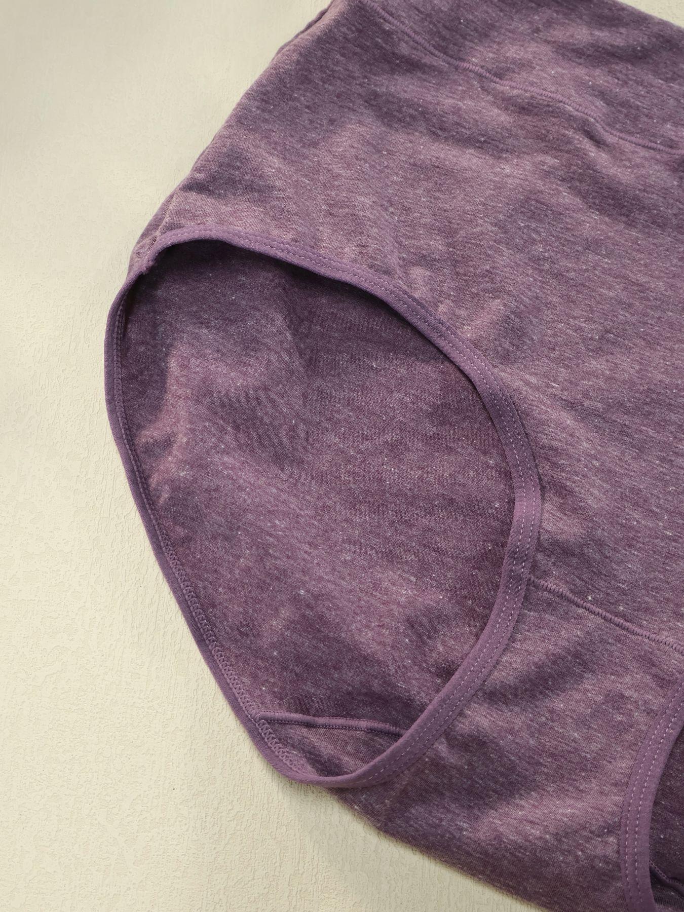 Plus size Women's Mid-Waist Underwear, Breathable Elastic Comfort Panties, Casual All-Seasons Briefs, Multiple Colors Available