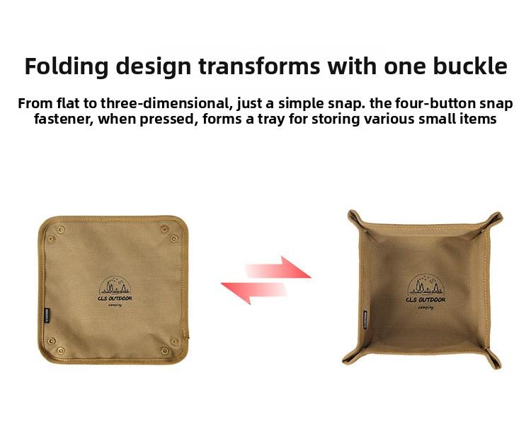 CLS camping storage tray travel storage box camping portable folding square sundries storage tray camping storage CLS camping storage tray travel storage box camping portable folding square sundries storage tray camping storage