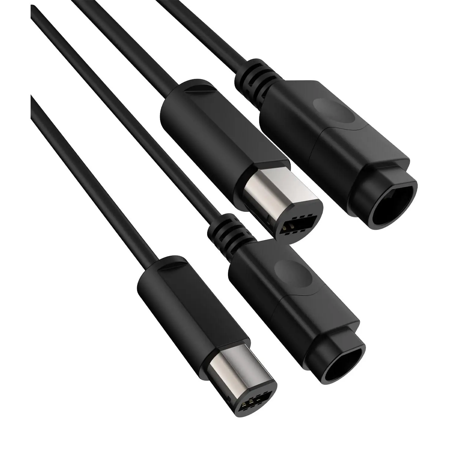 Wired Shielded Wii/GameCube GCN Controller Extension Cables for Gamers, 2-Pack, 6.6ft, Lifetime Manufacturer Warranty