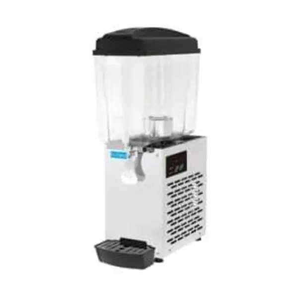 Garvee Commercial Beverage Dispenser, 1 tank of 18 L per tank, juice dispenser, 370W stainless steel iced tea beverage machine for cold drinks, restaurant, bar party