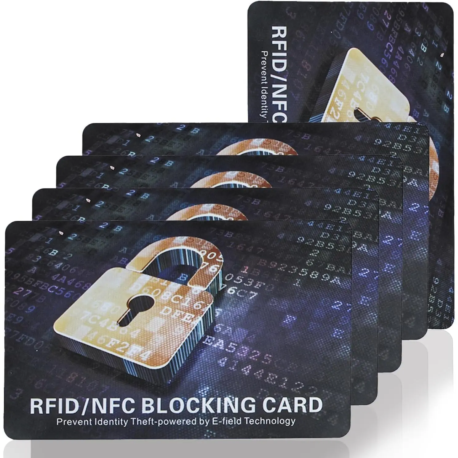 RFID Blocking Card, Contactless  Debit Card Protector, 10 Pack