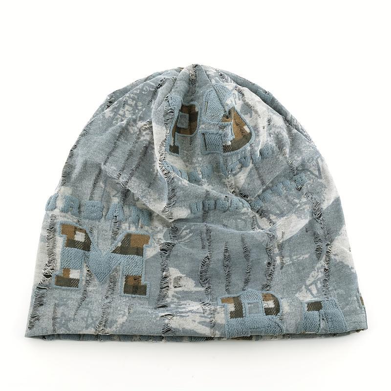 Unisex Lightweight Knitted Beanie Hat, Slouchy Skull Cap for Men and Women, White and Black Color Options SpringStatements