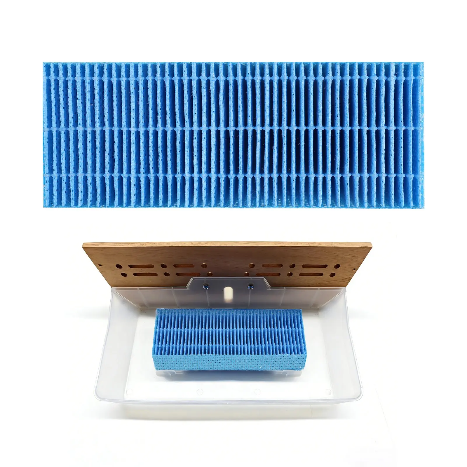 Humidifier Replacement Filter, Single Pack Humidifying Pad for CM-50D/CM-80D Cigar Humidor Water Tanks, 3D Multi-Layer Honeycomb Mesh, Cigar Flavor Preservation, Cut-to-Fit for Your Humidor