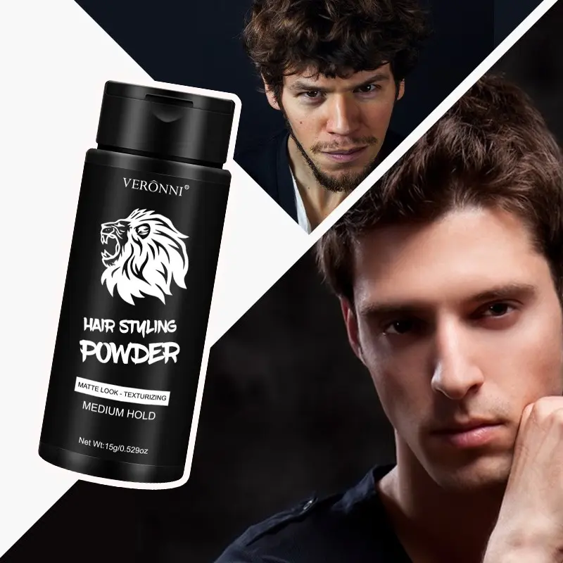 Men's Volumizing Powder 15g, Oil Control Hair Styling Powder, Hair Volume Powder, Natural Texture, Lightweight, Suitable for All Hairstyles, Tiktok Trendy
