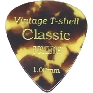PB55P100  Pick, Tortoise-Shell, Cellulose, 1.00mm, 10 picks