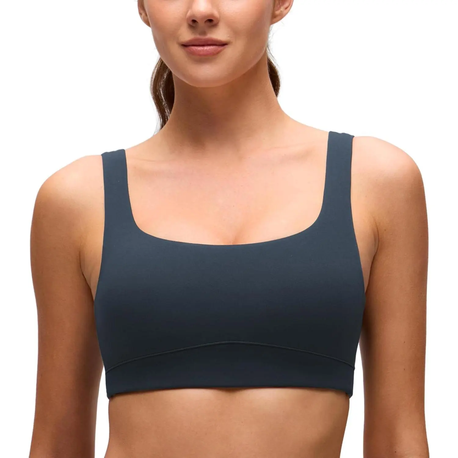 Butterluxe U Neck Sports Bras | Light Support, Removable Pads, , Extremely Soft, U-Shaped Back, for Women