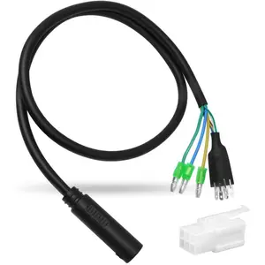 9 Pin Hub Motor Convert Extension Cable Waterproof Connector 36V 48V 72V Electric Bike Cable 60 CM Ebike Power Cable for Electric Bicycle Modification Project