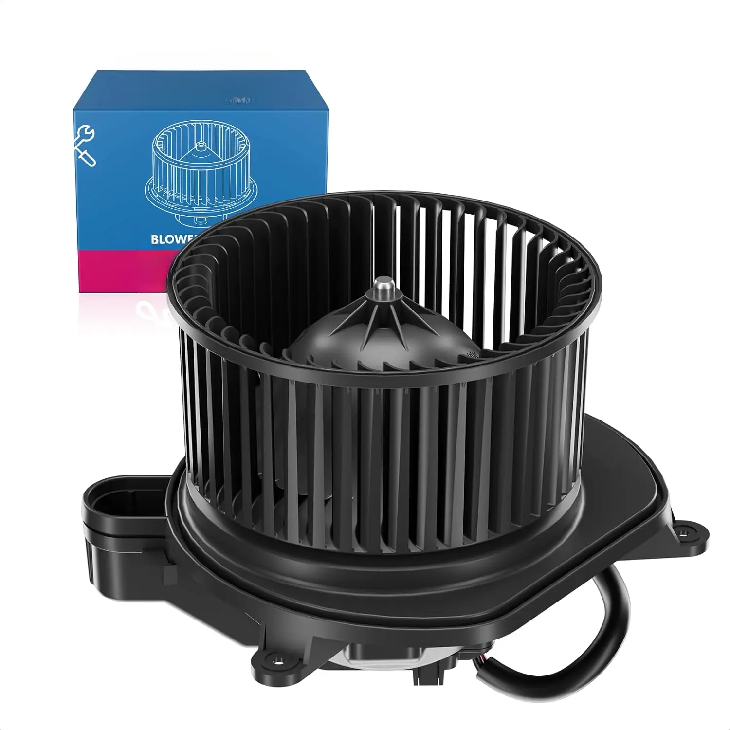 Front Blower Motor 700168 for 2005-2010 Jeep Commander Grand Cherokee 2006 2007 2008 2009 Automotive Replacement Blower Motor Fan OE: BM9276 PM9276 2613448 2311658 6552342 5143099AA