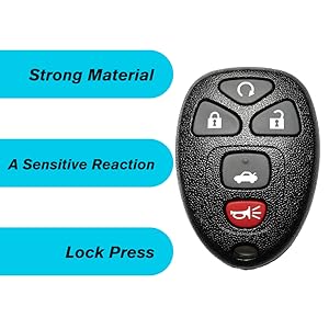 Car Key Fob Keyless Entry Remote 315MHz 22733524 / KOBGT04A for Saturn Sky/Aura 2007-2009 for Buick Lacrosse 2005-2009 for Chevrolet Cobalt/Malibu for Pontiac G5 / G6 / Grand Prix | 5 Buttons