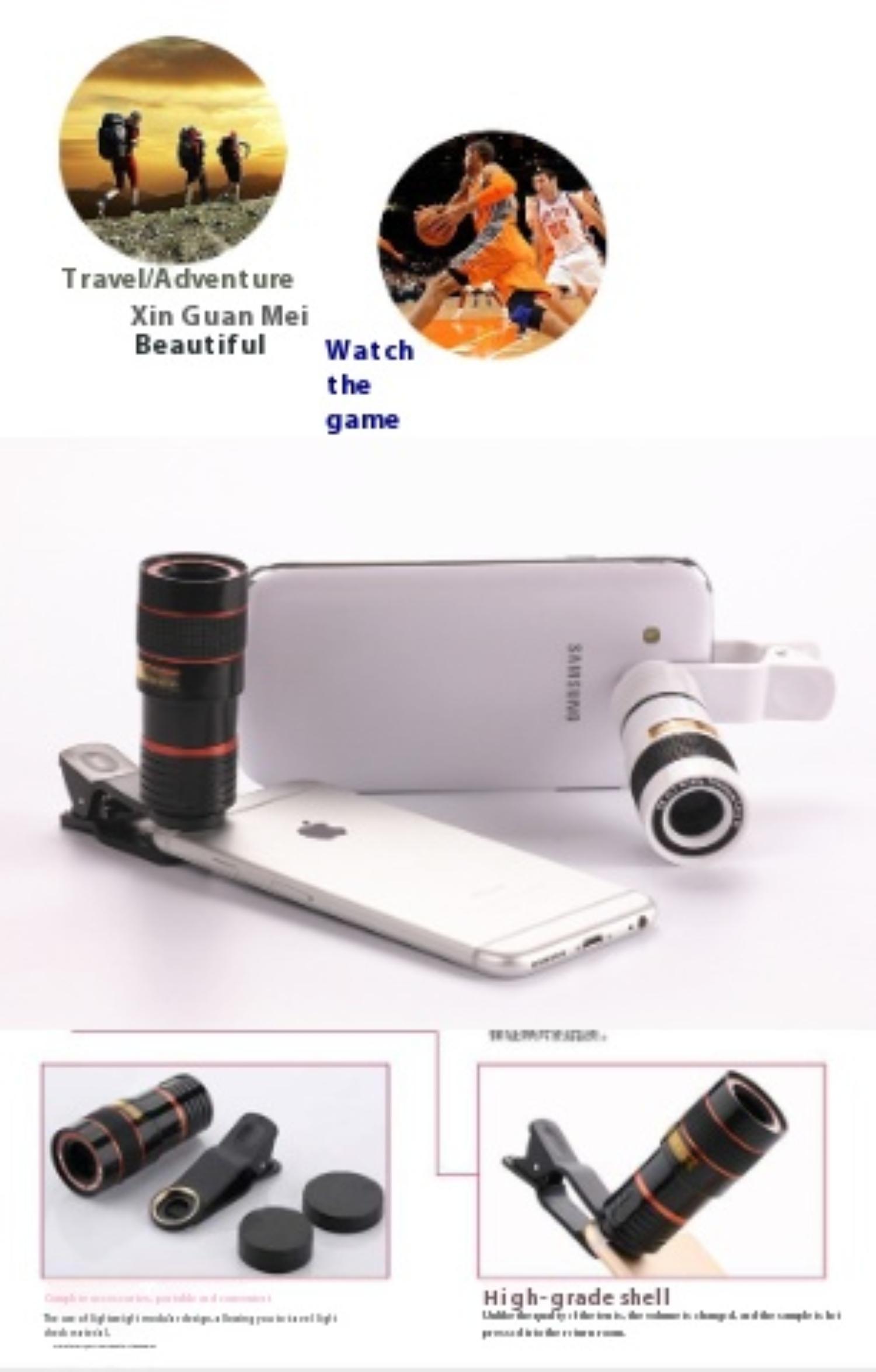 Telephoto Phone lens Camera Universal Zoom Iens Highdefinition Focusing Effect Photography Large light Transmission High Colour