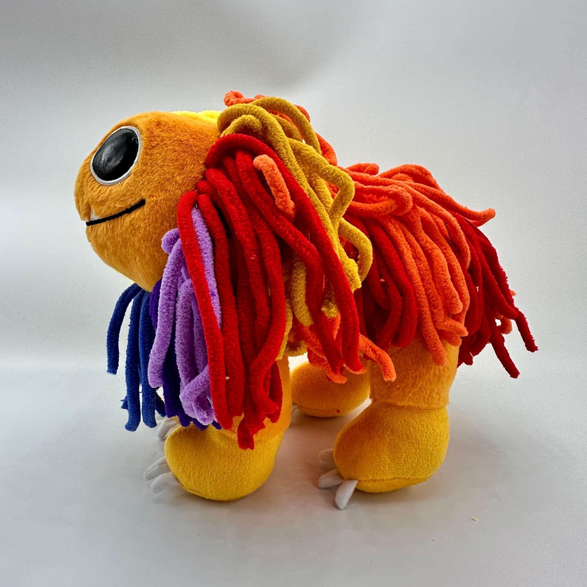 25cm Yarnaby Smiling Devil Lion Small Animal Halle Sawyer Smiling Friend Weak Magnet Plush Doll Anime Action Gift Toys KIDS