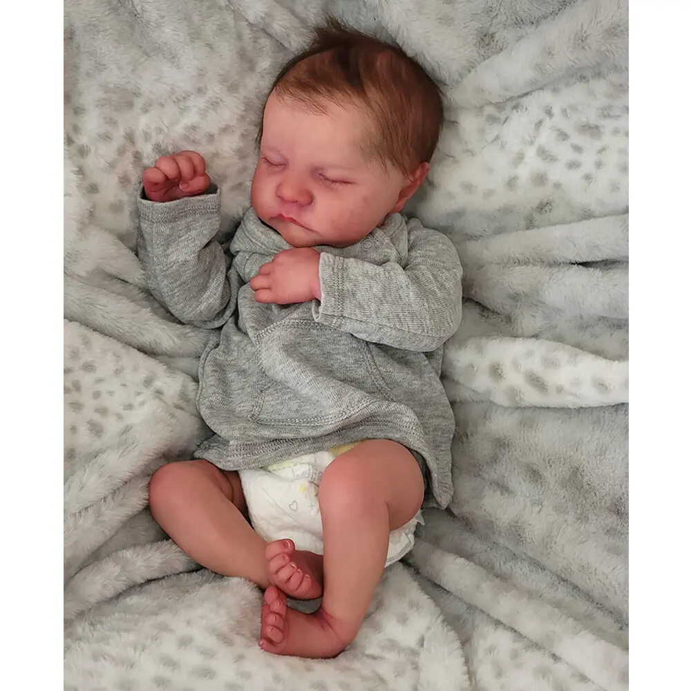 19 inch Real Reborn Baby Dolls Full Body Vinyl Boy Doll Newborn baby Kids Gift