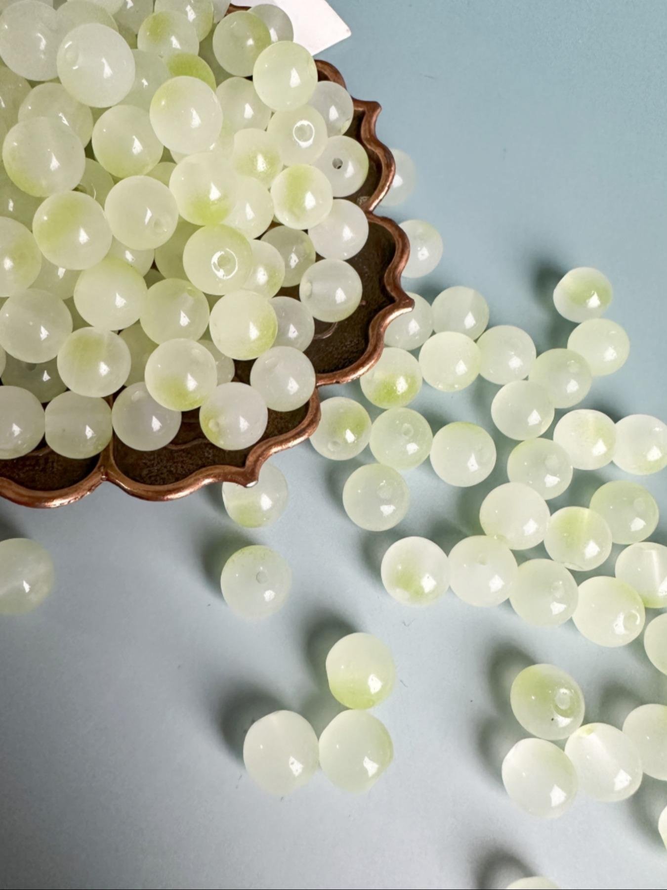 8mm Bead, Colorful Bead Assortment, Beads Set, DIY Jewelry Making Accessories for Bracelet & Necklace, Fashion Accessories for Women & Girls