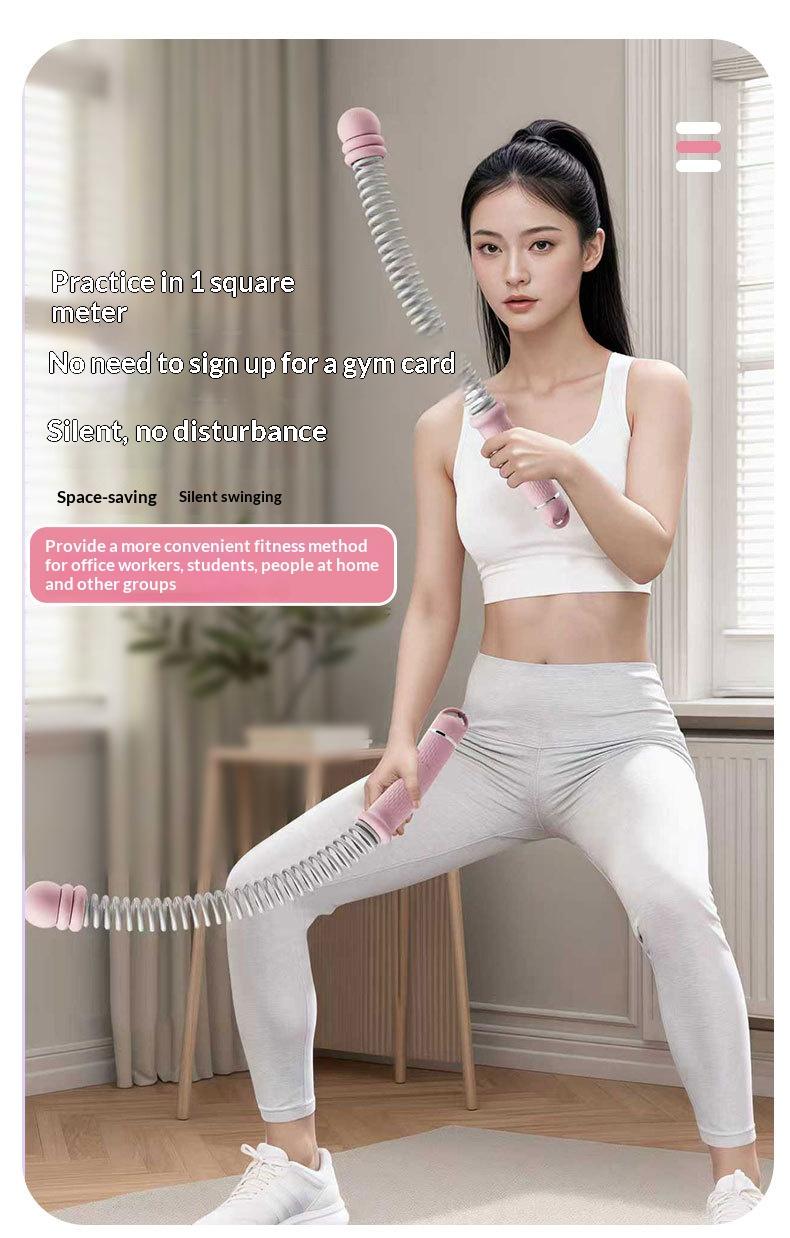 Multifunctional Cordless Battle Rope with Adjustable Weighted Rings for Men Women Fitness Home Use Arm Strength Training Equipment