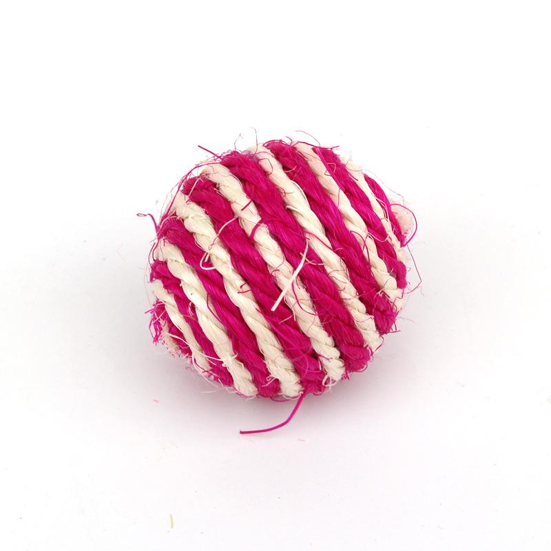 Cat sisal ball, cat toy ball, cat teasing and walking toy, cat scratching ball, pet supplies