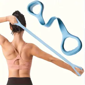 Yoga Resistance Band for Back Stretching, Body Sculpting, Strength Training, Flexibility Exercises, Home Gym, Fitness Studio, Outdoor Workout