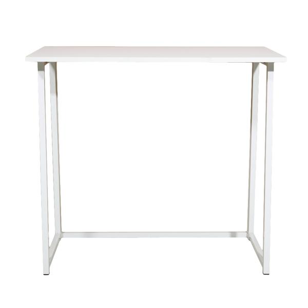 Simple Collapsible Computer Desk White, Gaming Office Writing Work Desk for Home Office, Study, Bedroom, Work from Home,High quality and premium materials,The Modern Concise Style