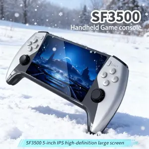 SF3500 Retro Handheld Game Console A handheld device with a 5.5 inch HD IPS screen, supports classic games and TV connection, 14+emulators, battery life up to 5 hours, Handheld Gaming, a must-have holiday gift