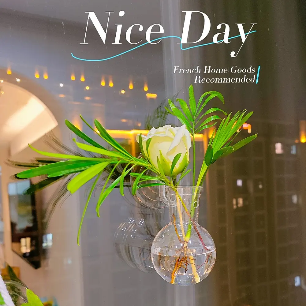 4pcs DIY Decorative Vases, Acrylic Hanging Transparent Vases, Vases Home Decor, Vases for Flowers, Fake Flower Decor, Water Cultivation Pothos Plant Bottles, Christmas & Thanksgiving Decor