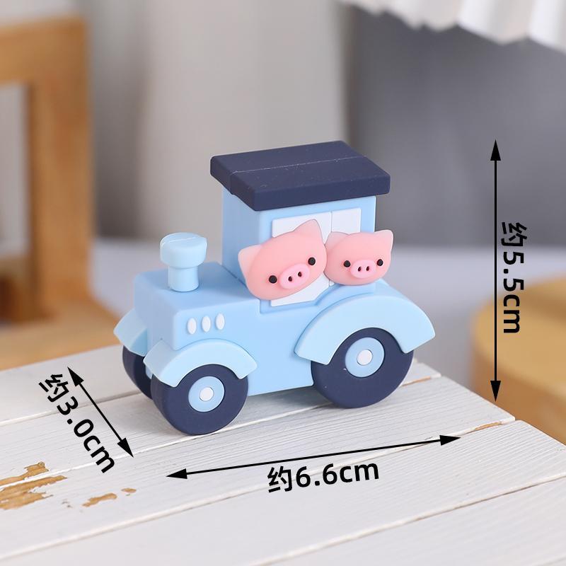 Farm Animal Cake Topper Cow ,Pig, Mountain Cattle, Chick Cake Decorations for Baby Shower Kids Happy 1st Birthday Party Supplies