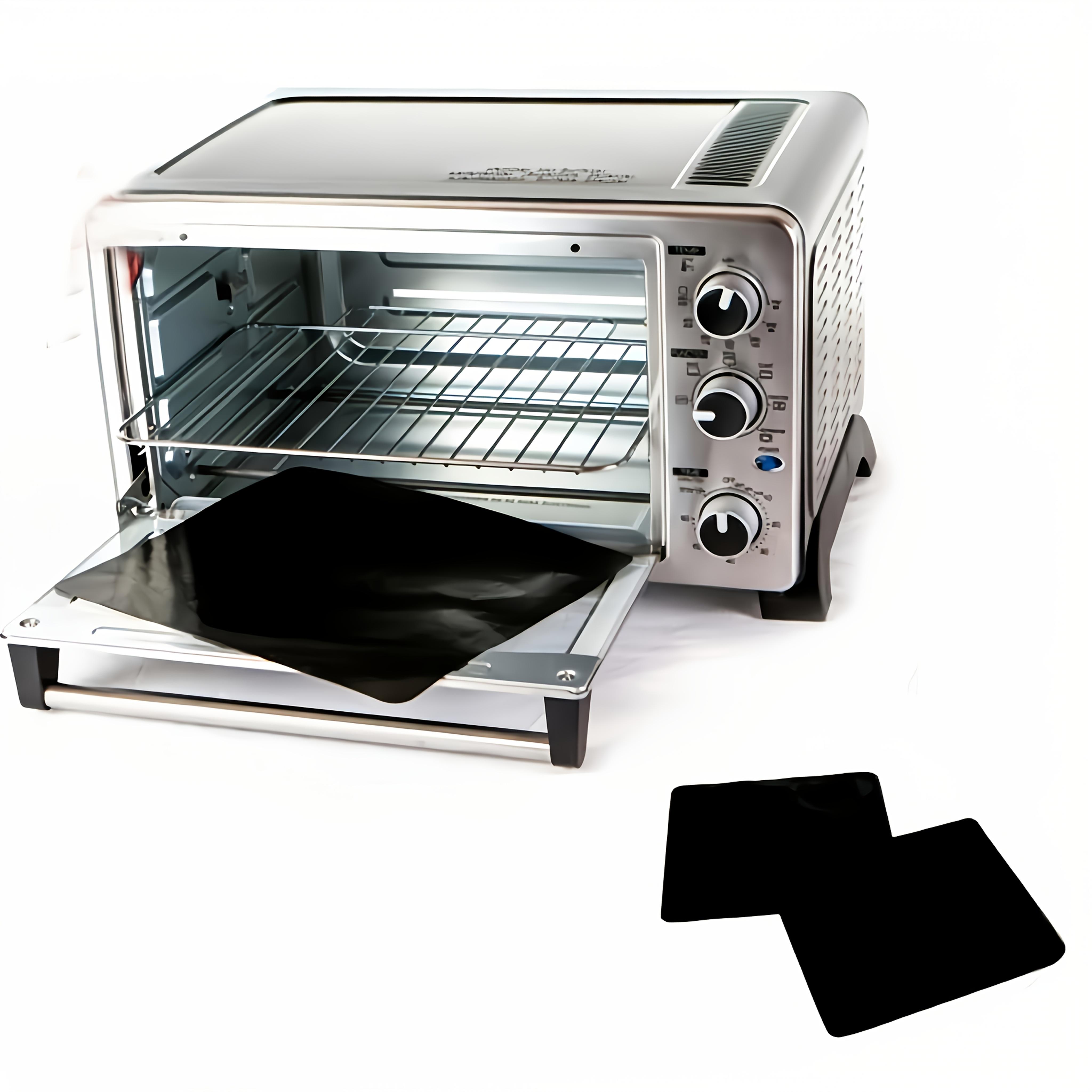 Heavy Duty Non-Stick Surface Multi-Functional Reusable Cooking Pad Thickened Fiberglass Liner for Stoves Toasters BBQ Grills Flexible Board for Baking Grilling Outdoor Use Heat Safe Up To 500°F