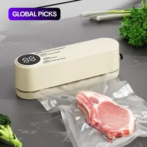 Mini Vacuum Sealer Machine, Home Use Small Automatic Wireless Vacuum Sealer, Compact Design USB Charging, Smart Food Bag Sealing Kitchen Packaging Tool, Kitchen Appliances