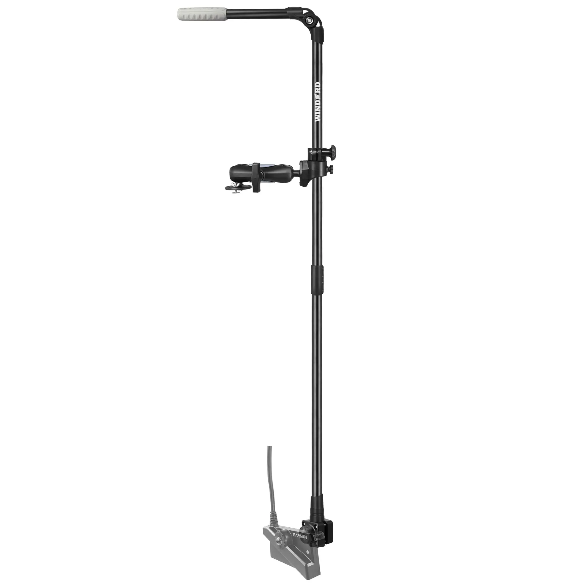 WINDFRD Aluminum Live Sonar Scope Transducer Pole Mount for Boat Kayak