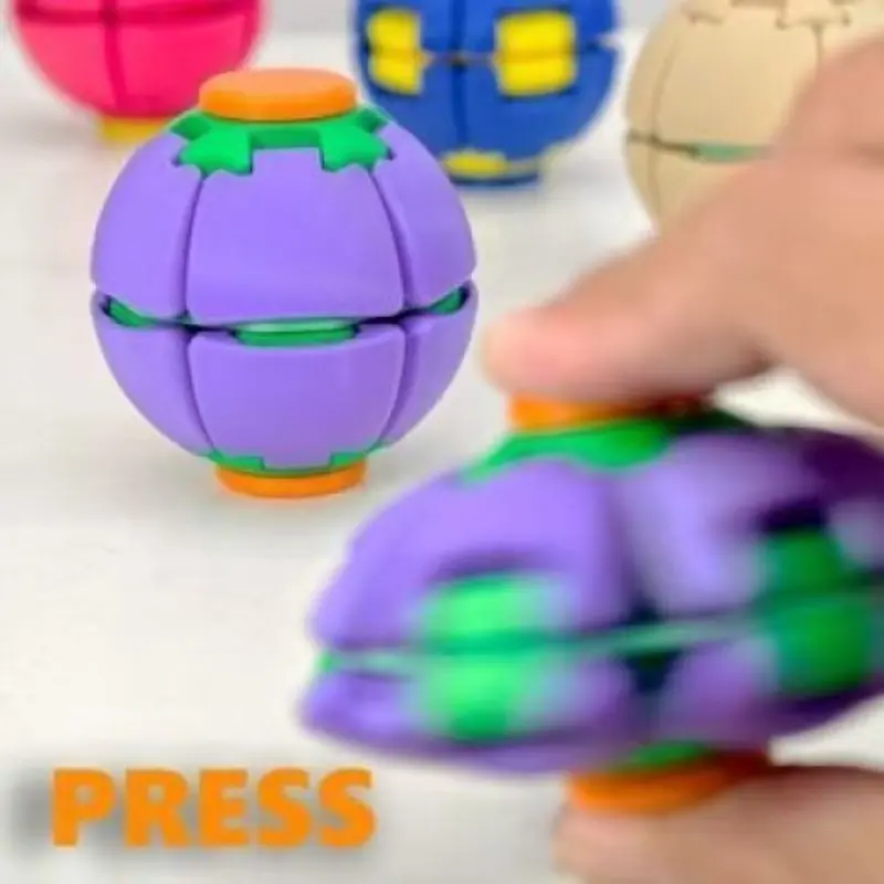 3D Pressure Relief Fidget Spinner, Stress Reducing Office Toy, Portable Handheld Fun, Ideal for Anxiety Relief, Compact Design, Stress Relief Fidgets