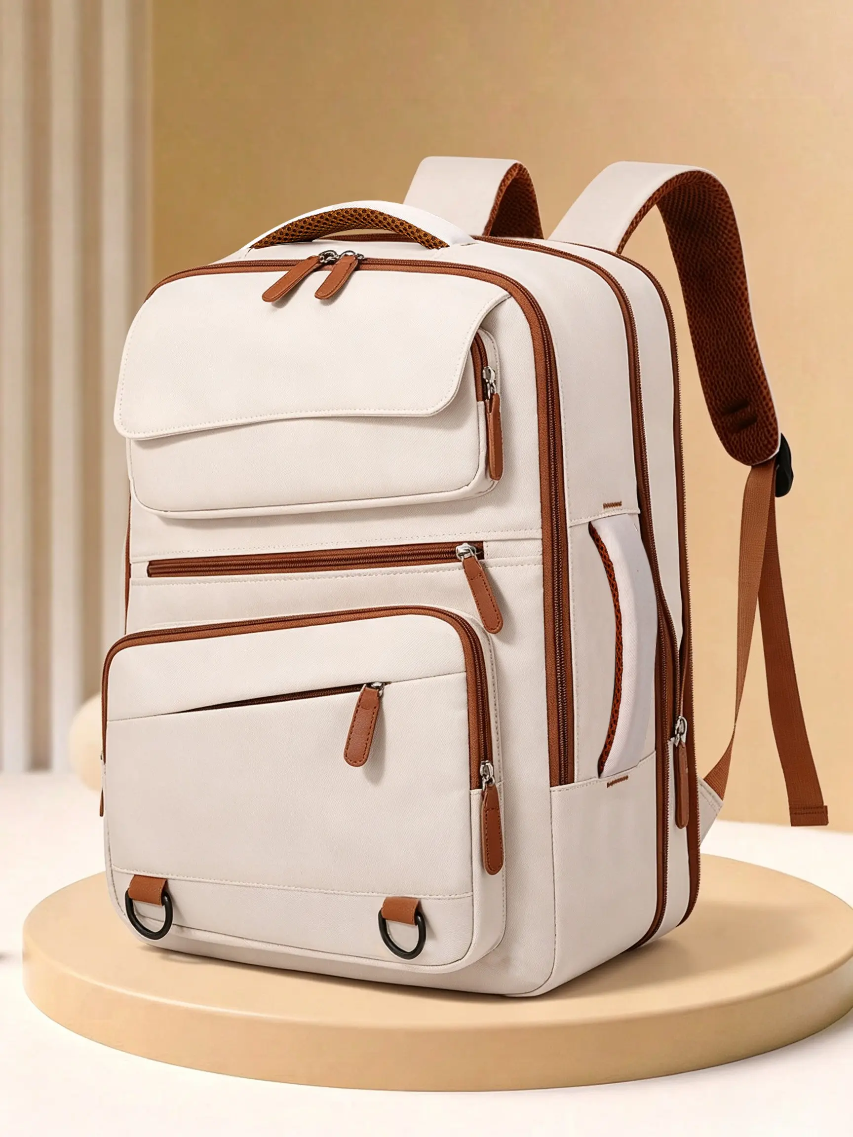 Large Capacity Travel Backpack, Lightweight Laptop Bag, Ergonomic Design, Anti-Theft, Multiple Pockets, Durable Oxford Fabric, Student Bookbag
