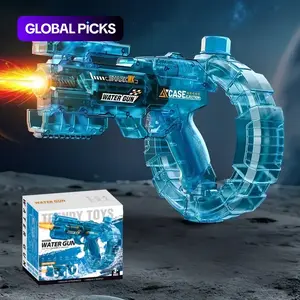 Electric Water Gun with Light Effects, Automatic Continuous Fire, Adult and Kids Splash Toy, Summer Beach Pool Party Sprayer, Lithium Battery Included, Watergun, Waterblaster