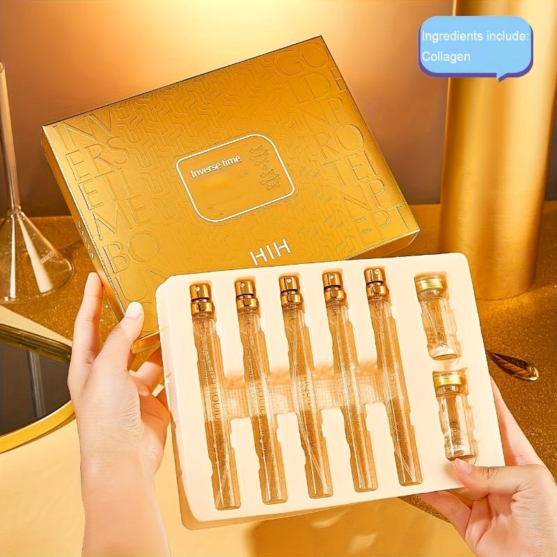 1set Instant Lift Collagen Protein Thread Set, Face Filler Absorbable Thread Firming Silk Fibroin Line Carving Face Essence Gifts
