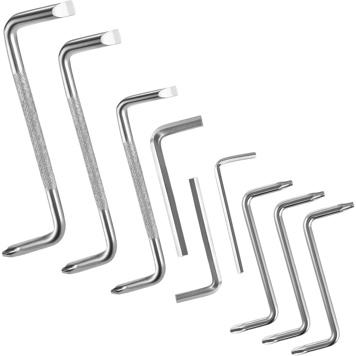 9 count Offset  Set, - Screwdrivers & Hex Wrenches
