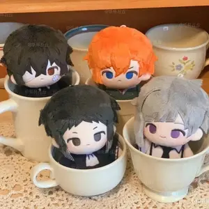 10cm Dazai Osamu Plushine Bungo Stray Dog Plush Toy Ryunosuke Akutagawa Stuffed Nakahara Chuya Starfish Doll Birthday Gifts Toy