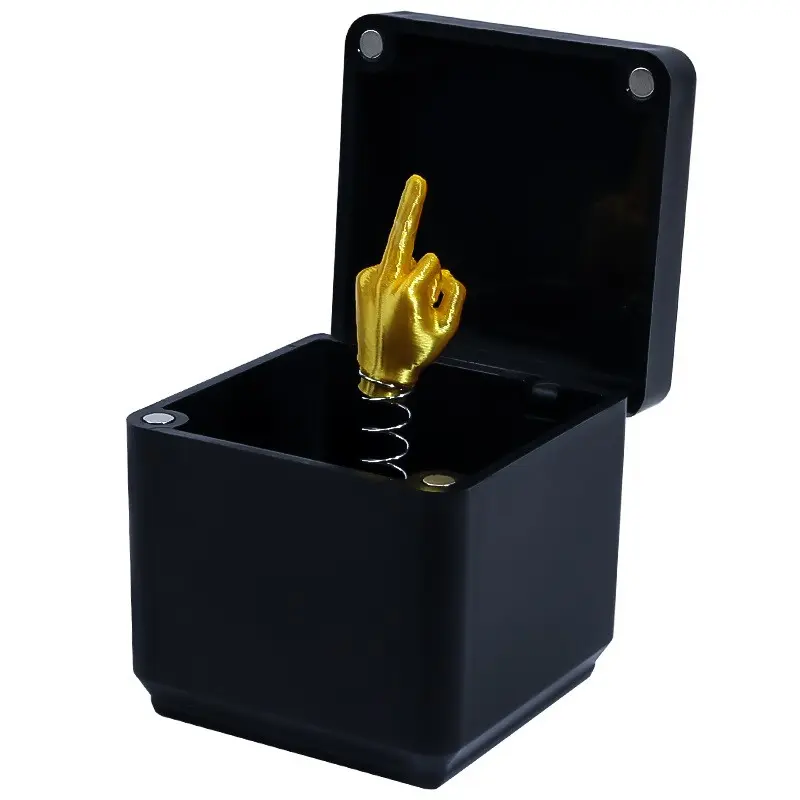 New Christmas Halloween Gift Box, Prank Middle Finger Surprise Gift Box, Funny Scary Gift Box, Perfect for Festive Occasions