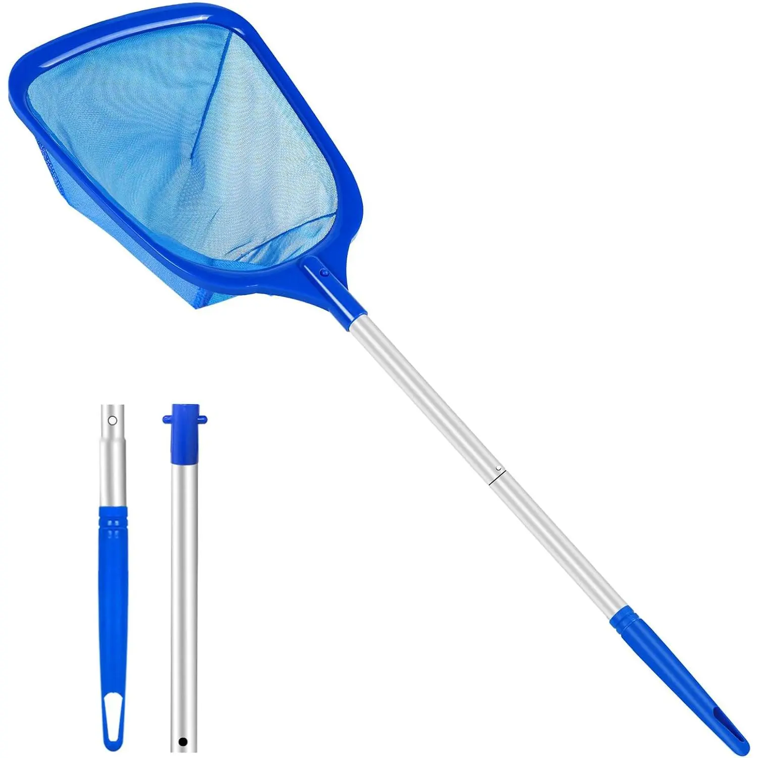 Hot Tub Skimmer Net with Ultra Fine Mesh, Handheld  Pool Net for Fine Debris & Leaves, Lightweight Safe- Cleaner for Hot Tubs, Small Pools & Spas