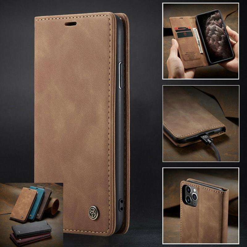 Caseme Magnetic PU Leather Wallet Cases Kickstand Stand Holder Caseme Magnetic PU Leather Wallet Cases Kickstand Stand Holder