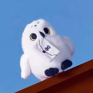 2026 new Cartoon Hedwig Owl Plush Toys Soft Stuffed Animals Plushie Toys Shoulder Decor Fun Toy Boys Girls Birthday Gifts