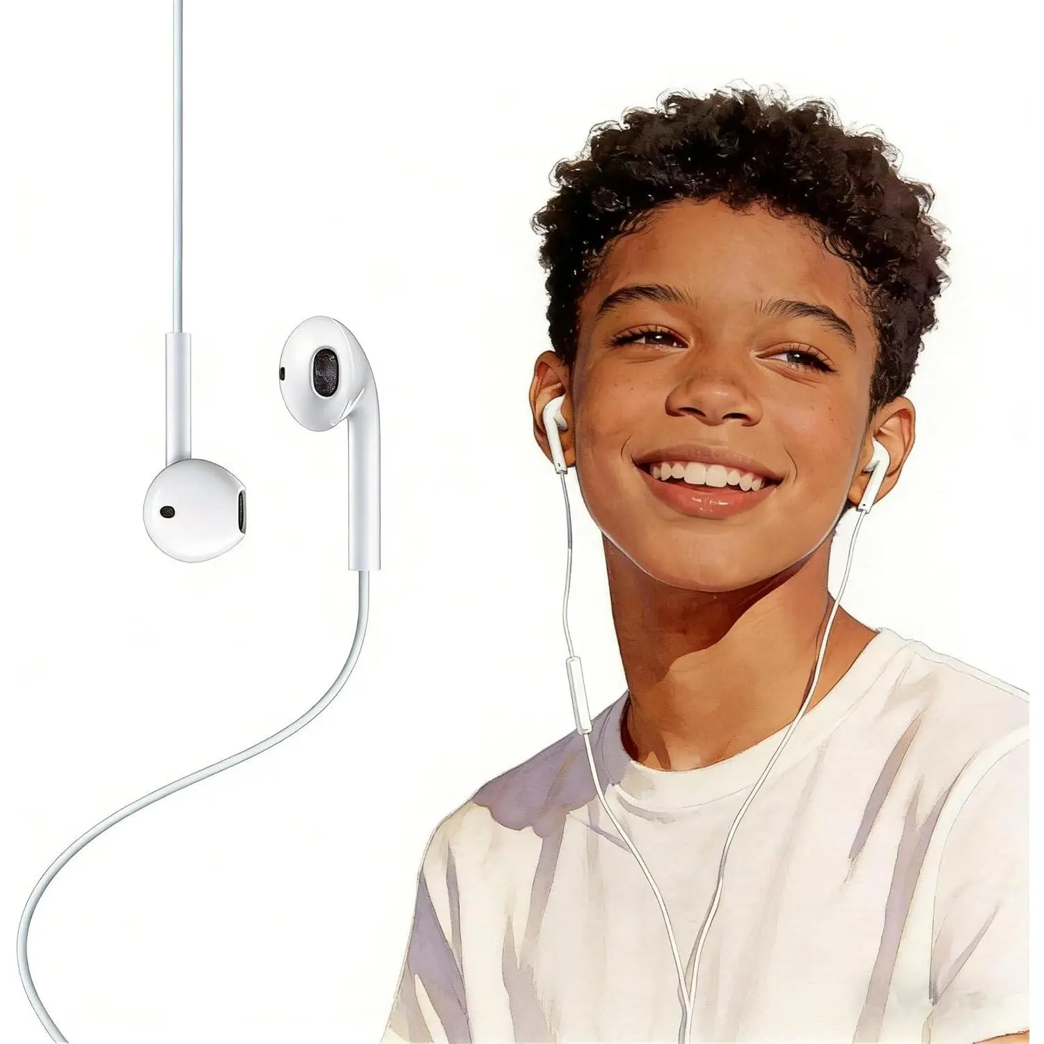 2 Pack Type C Headphones Wired for iPhone 15 16 16e 17 Pro Max, USB C Earphones with Microphone & Remote Noise Cancelling Earbuds for iPhone 16e Pro Max, iPad 2Gen