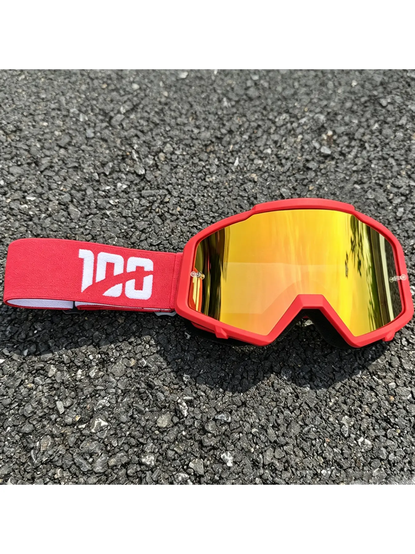 Men Women Multi Scenario Off Road Sports Goggles 100 Printed Adjustable Strap TPU Frame PC Mirror Lens Multi Colors Wind Dust Proof For Motocross Dirt Bike MTB Ski ATV Racing Climbing Hiking Running Protective Cycling Glasses