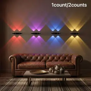 New Magnetic Cat Eye Wall Light, Motion Sensor RGB Adjustable Night Lamp, USB Rechargeable, Half-Embedded, Home Decor, Holiday Atmosphere