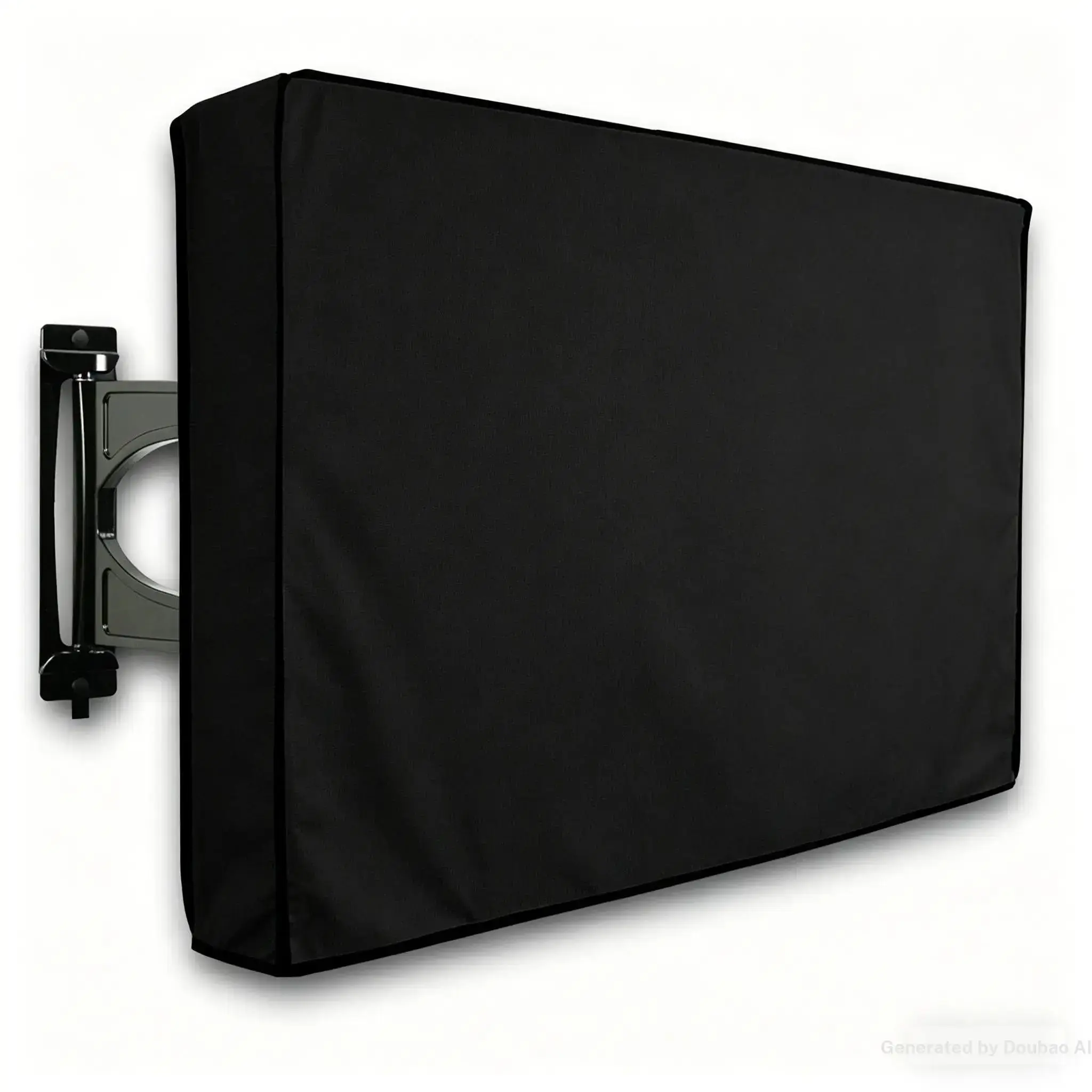 Outdoor TV Cover, Television, Weatherproof with Zipper, Dustproof Cover, 600D Thick Fabric Protector for Outdoor Flat Screen Tvs, Durable and Protective