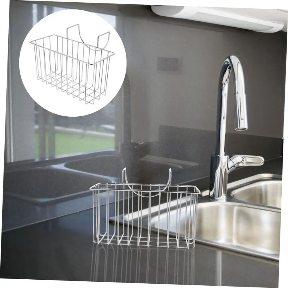 Kitchen Sponge Holder, Sink Utensil Rack, Brush Soap Dish, Dishwasher Draining Rack, Cutlery Drying Basket, Kitchen Organizer Set