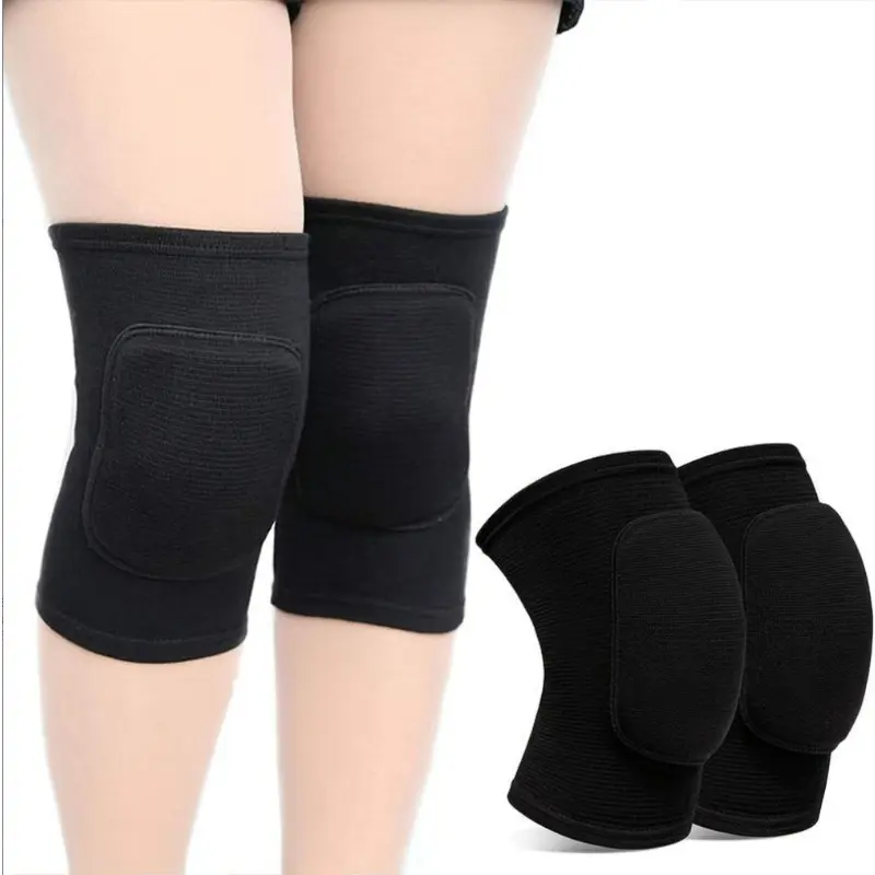 Thickened Sponge Knee Pads - Impact Resistant Cushioning Sports Knee Sleeves, Anti-Fall Breathable Comfortable for Volleyball Basketball Dance Cycling Running