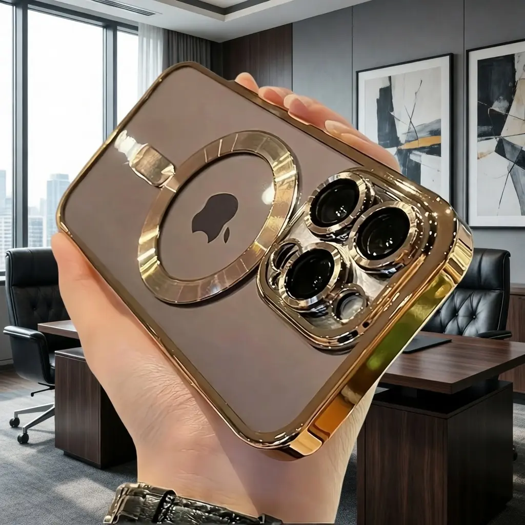Clear Magnetic Phone  for iPhone 16/15/14/13 Series, Luxury Transparent Shockproof Cover, Anti-Yellowing Silicone , MagSafe Wireless Charging Compatible soft shell case
