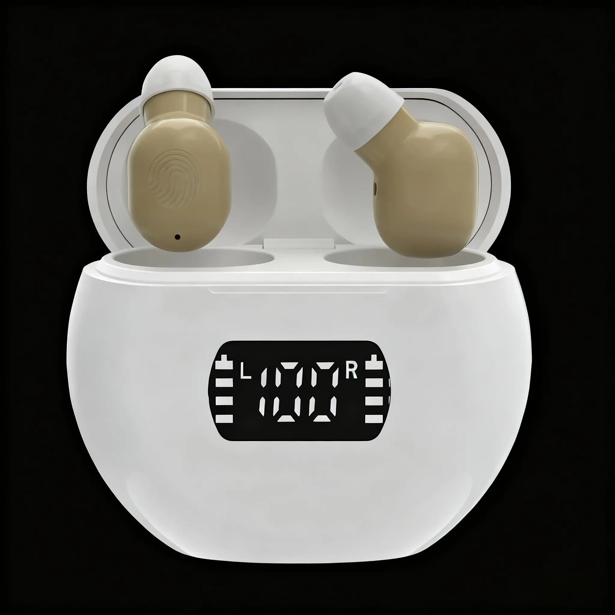 Adult Invisible Hearing Amplifier, Magnetic Charging Box, 24+96 Hours Run Time, Noise Reduction, Natural Sound, Ergonomic Design, USB Charge