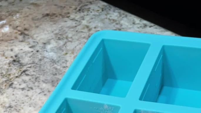 1 Cup Silicone Freezer Trays with Lid, 2 Ice Cube Freezer Molds, Silicone Ice Cube Tray, Easy Meal Prep, Silicone Mold for Soup and Food Storage Stainless Steel