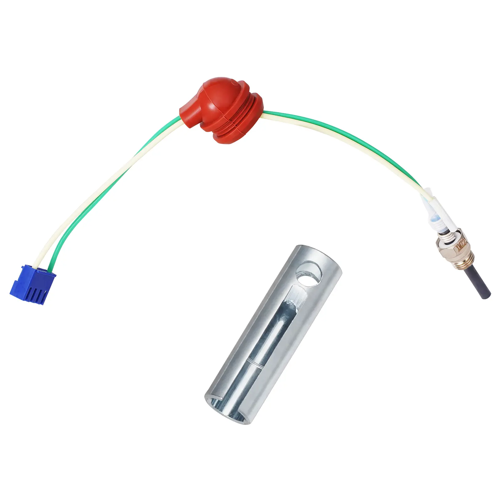 Ceramic Silicon Nitride Glow Plug Kit for Heaters - 8V Working Voltage, 85W Power, Cold Start Compatible, Outdoor Safe, Durable Connector Head for Reliable Low-Temperature Performance